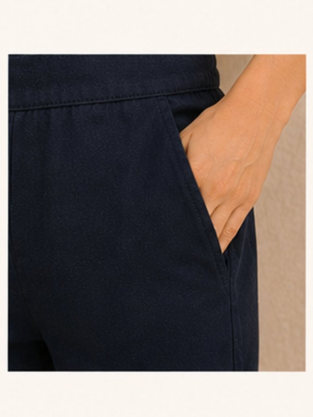 Eileen Fisher Navy Relaxed Straight Quiet Luxury Minimalist Pants - Picture 5 of 7